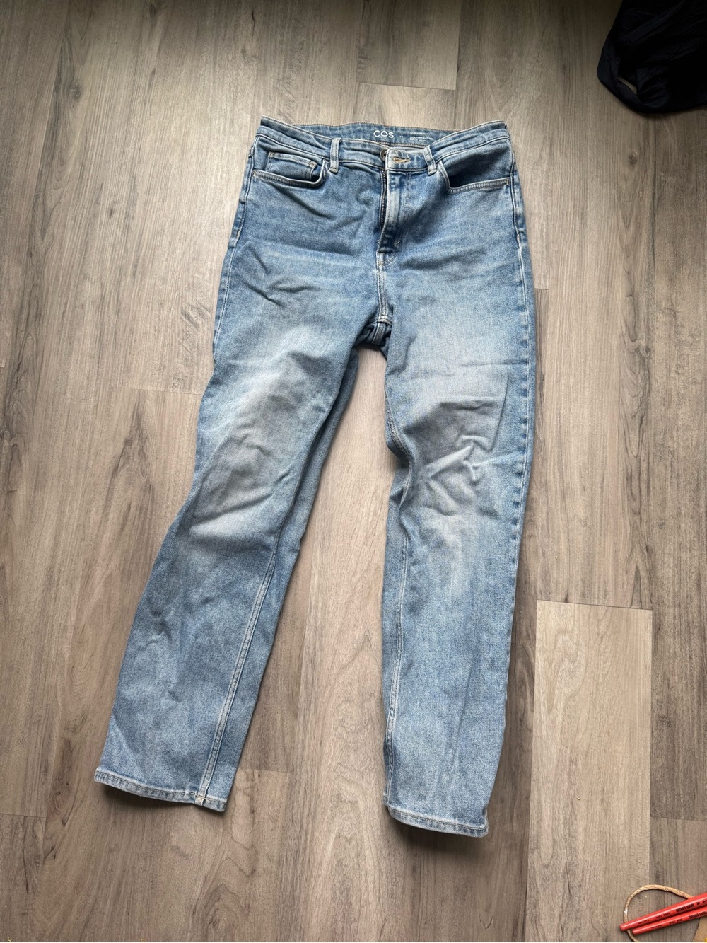 COS Women  Light Blue Denim Jeans - Classic Straight Fit